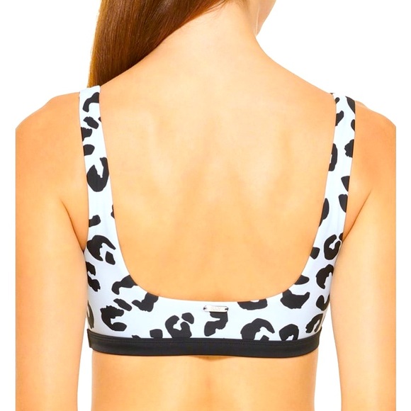 NWT DKNY Cheetah / Leopard Animal Print Hi Rise Bikini Size Top XL, Bottom Large - Picture 3 of 10